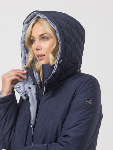 Пальто темно-синее Kiparis Maritta