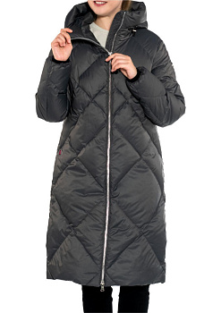 Пуховик Assol графитового цвета  Avi