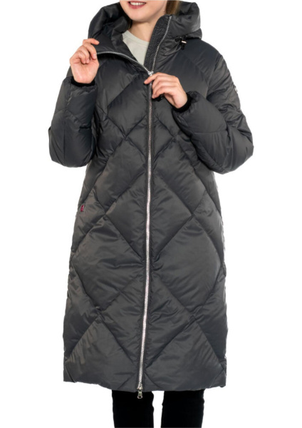 Пуховик Assol графитового цвета  Avi