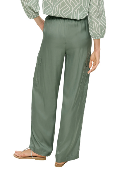 Широкие брюки-карго из вискозы S.Oliver