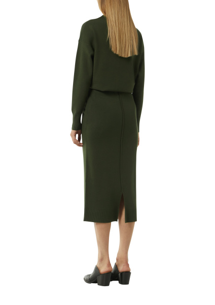 Юбка-миди из плотного трикотажа Comma