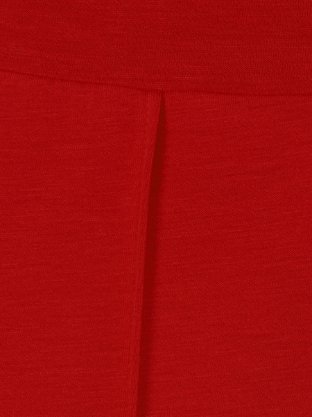 Укороченные брюки из трикотажа скуба красно-малиновые Via Appia