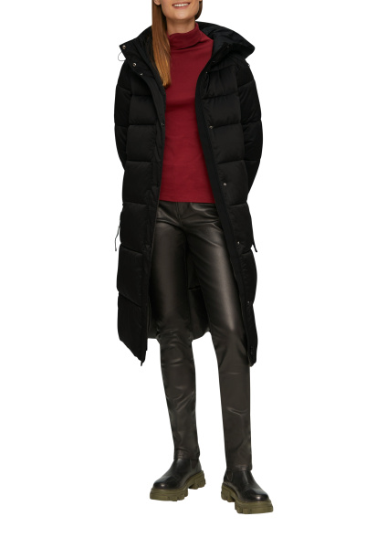 Пальто утепленное темно-синего цвета S.Oliver