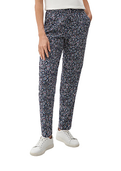 Брюки из вискозы свободного кроя S.Oliver