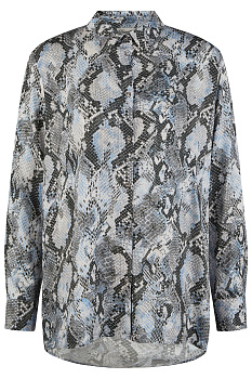 Блуза из вискозы с принтом Barbara Lebek
