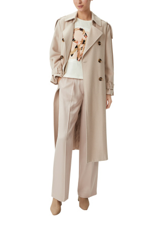 Футболка с эффектным принтом Comma 