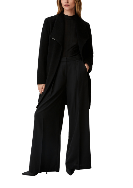 Брюки-палаццо черные Comma