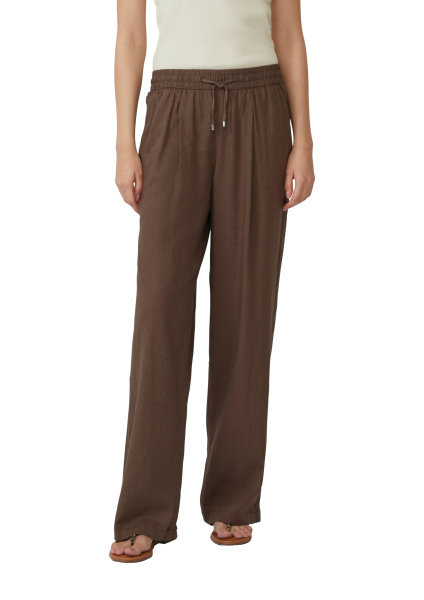 Брюки широкого кроя из смеси льна и вискозы S.Oliver 
