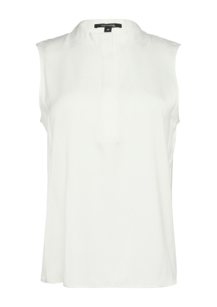 Блуза-топ с планкой на потайных пуговицах Comma