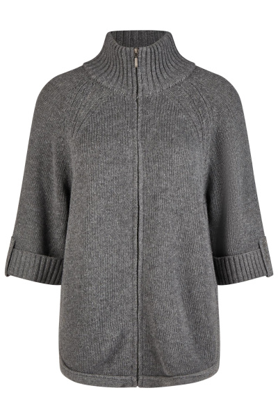 Теплый кардиган на молнии свободного кроя Barbara Lebek