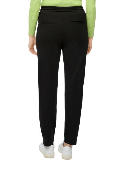 Базовые трикотажные черные брюки S.Oliver