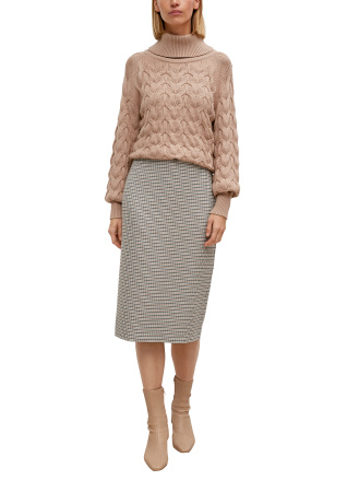 Юбка-карандаш в клетку Comma