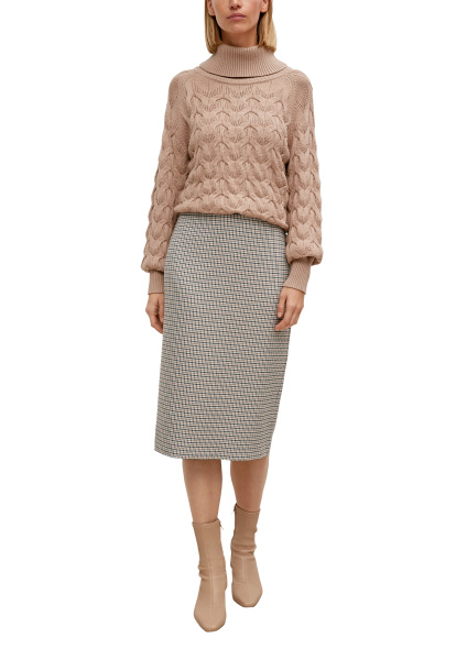 Юбка-карандаш в клетку Comma