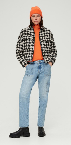 Жакет на молнии с блеском S.Oliver