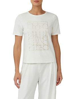 Футболка с блестящим принтом спереди S.Oliver 