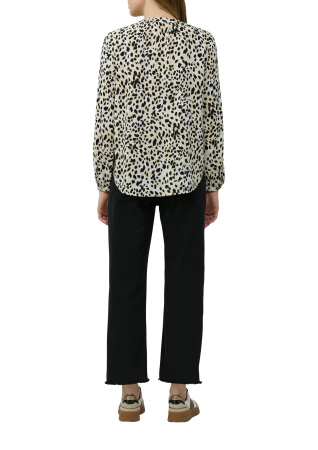 Блузка-туника из смеси вискозы с принтом S.Oliver