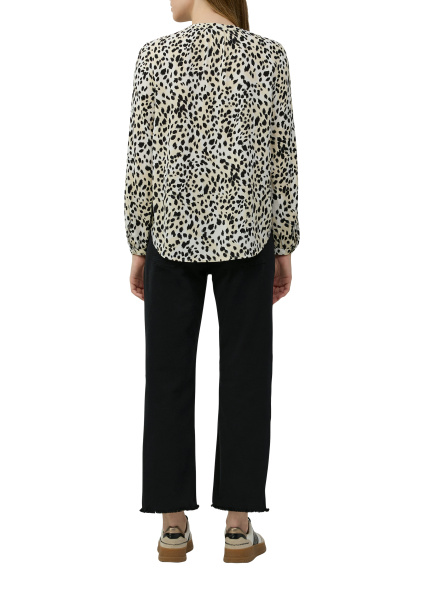 Блузка-туника из смеси вискозы с принтом S.Oliver