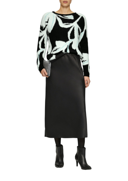 Пушистый джемпер с орнаментом S.Oliver