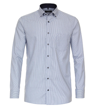 Сорочка из хлопка в тонкую полоску Comfort fit Casa Moda