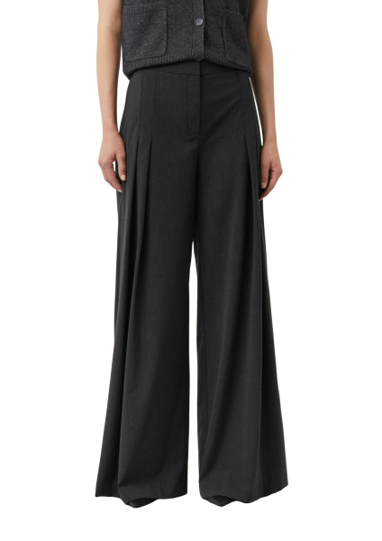 Струящиеся широкие брюки со складками Comma 