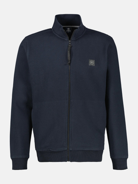 Свитшот темно-синего цвета со структурой Lerros