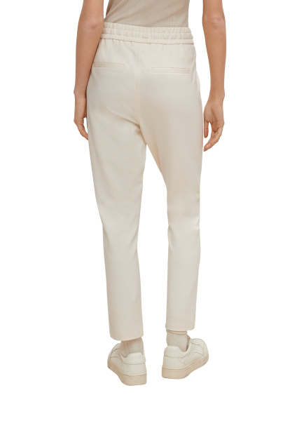 Летние светлые брюки из трикотажа скуба CommaCi