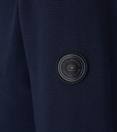 Свитшот на молнии со спортивными элементами  Casa Moda