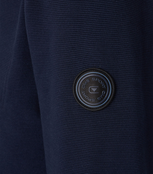 Свитшот на молнии со спортивными элементами  Casa Moda