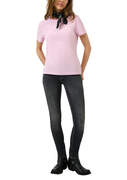 Хлопковая футболка с коротким рукавом QS by S.Oliver