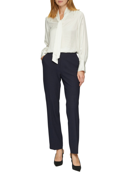 Белая элегантная блуза pussycat bow S.Oliver