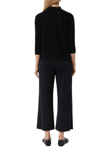 Джемпер с рукавом 3/4 черный Comma