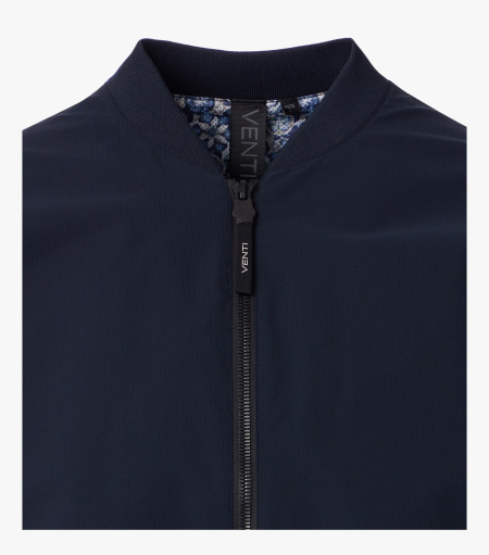 Ветровка-бомбер темно-синяя Venti