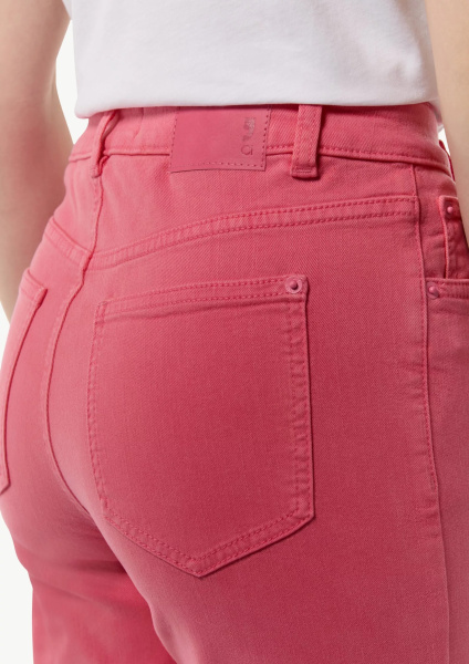 Расклешенные брюки розового цвета CommaCi