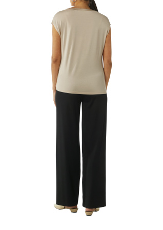 Блузка-топ с атласной отделкой Comma