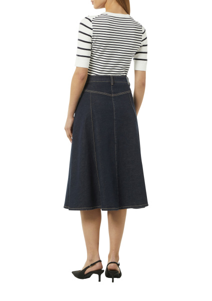 Джемпер в полоску с коротким рукавом Comma