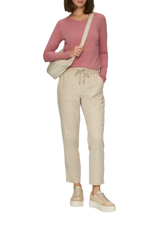 Лонгслив кралового цвета из хлопка S.Oliver