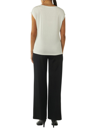 Блузка-топ с атласной отделкой Comma