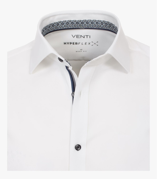 Сорочка супер-стрейч приталенная белая Venti