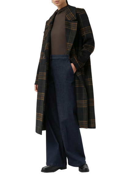 Полупрозрачная джемпер с воротником-стойкой  Comma