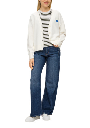 Укороченная футболка в полоску S.Oliver