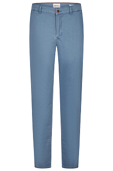 Стрейчевые летние брюки серо-голубого цвета Harvey Hattric