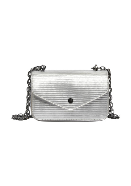 Сумка-конверт с плечевым ремнем на цепочке и клапаном на магнитной застежке S.Oliver