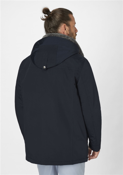 Удлиненная куртка с воротником из меха Illumination S4Jakets