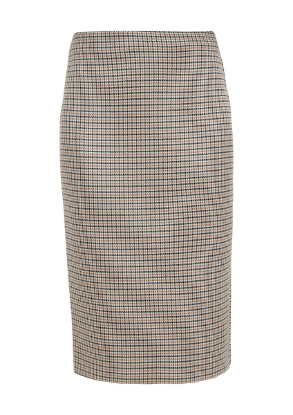 Юбка-карандаш в клетку Comma