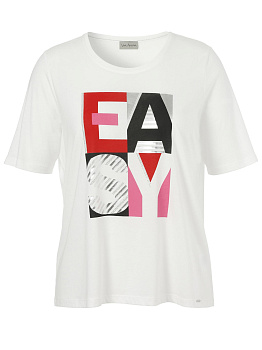 Белая футболка с принтом Via Appia