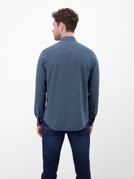 Трикотажная сорочка синего цвета Lerros