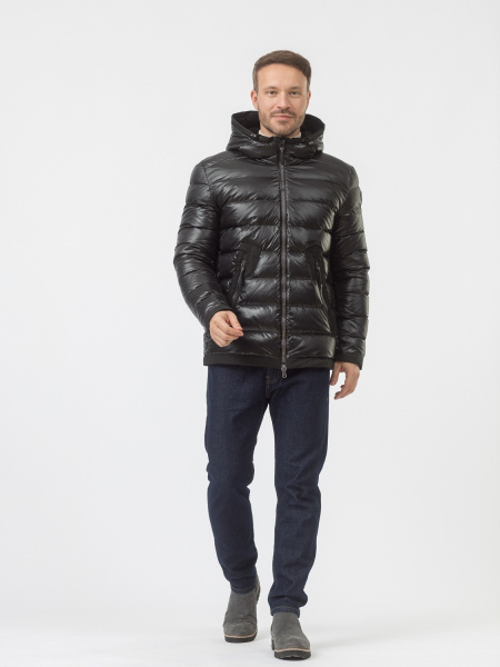 Пуховик черного цвета BJORG Avi