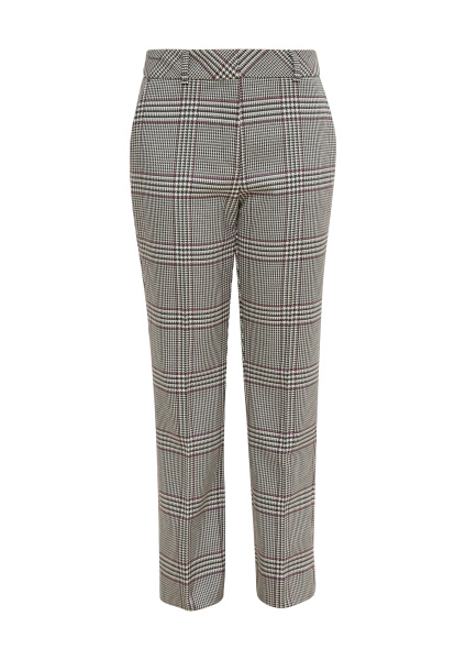 Эластичные брюки в клетку "Принца Уэльского" Comma