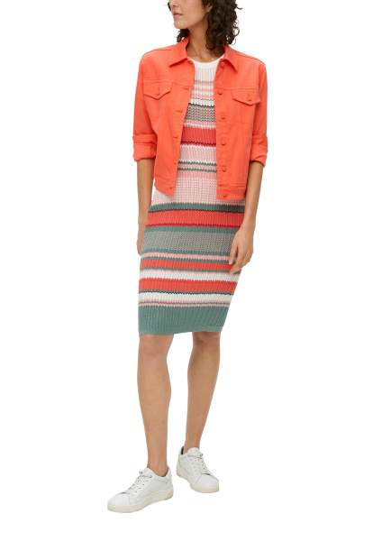 Платье из ажурного трикотажа S.Oliver