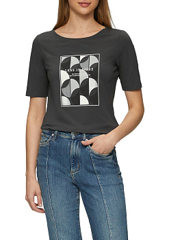 Футболка с принтом S.Oliver